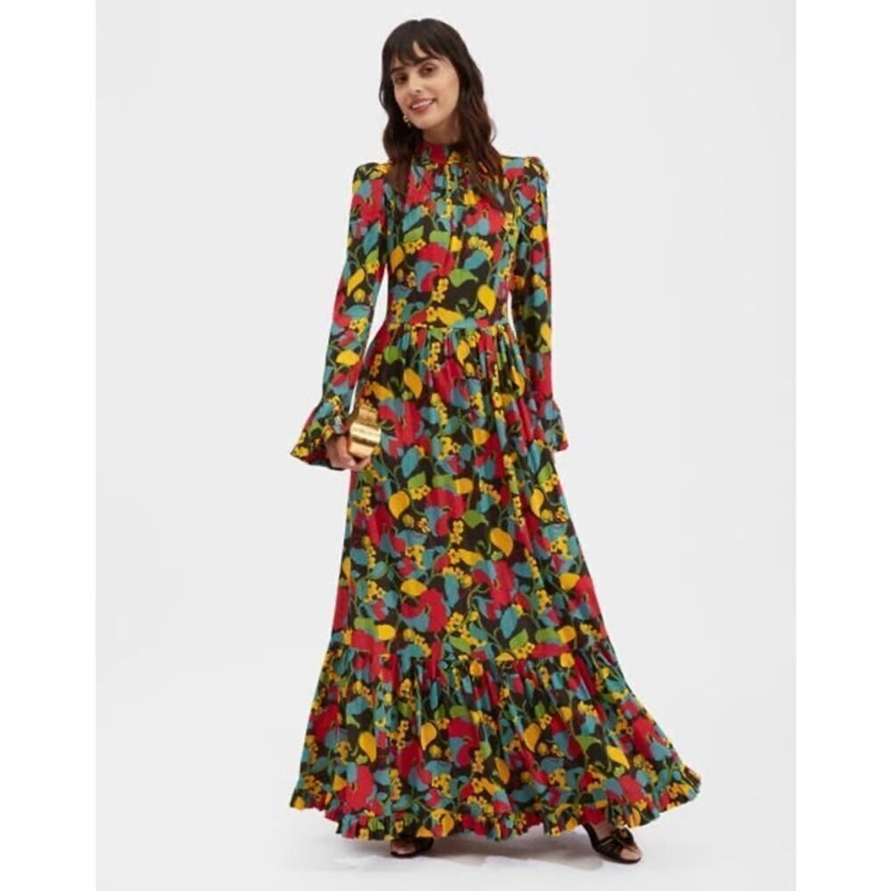 La DoubleJ Visconti maxi dress Vines M